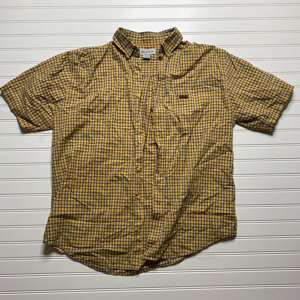 Carhartt yellow flannel